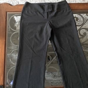Express black straight slacks